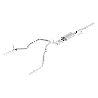 Borla® - S-Type™ Stainless Steel Cat-Back Exhaust System with Split Rear Exit