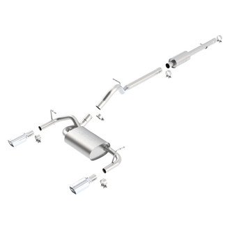 Borla® - Touring™ Stainless Steel Cat-Back Exhaust System with Split Rear Exit