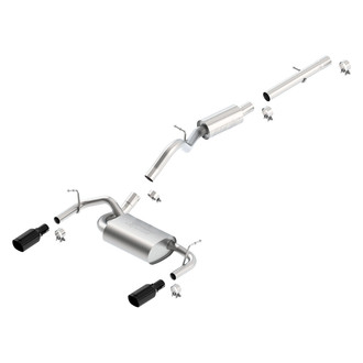 Borla® - Touring™ Stainless Steel Cat-Back Exhaust System with Split Rear Exit