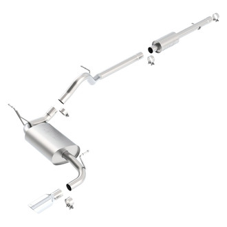 Borla® - Touring™ Stainless Steel Cat-Back Exhaust System with Single Rear Exit