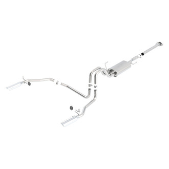 Borla® - S-Type™ Stainless Steel Cat-Back Exhaust System with Split Rear Exit