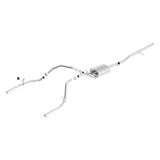 Borla® - Touring™ Stainless Steel Cat-Back Exhaust System with Split Rear Exit