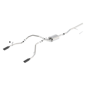 Borla® - Touring™ Stainless Steel Cat-Back Exhaust System with Split Rear Exit
