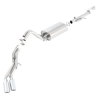 Borla® - Touring™ Stainless Steel Cat-Back Exhaust System with Dual Side Exit