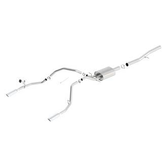 Borla® - Touring™ Stainless Steel Cat-Back Exhaust System with Split Rear Exit