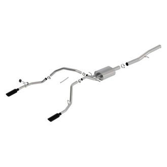Borla® - S-Type™ Stainless Steel Cat-Back Exhaust System with Split Rear Exit