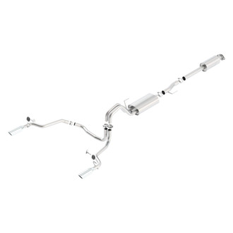 Borla® - Touring™ Stainless Steel Cat-Back Exhaust System with Split Rear Exit