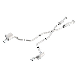 Borla® - S-Type™ Stainless Steel Cat-Back Exhaust System with Split Rear Exit