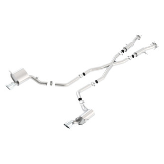 Borla® - ATAK™ Stainless Steel Cat-Back Exhaust System with Split Rear Exit