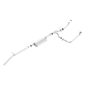Borla® - S-Type™ Stainless Steel Cat-Back Exhaust System with Single Rear Exit