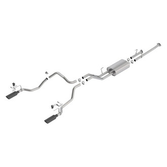 Borla® - Touring™ Stainless Steel Cat-Back Exhaust System with Split Rear Exit
