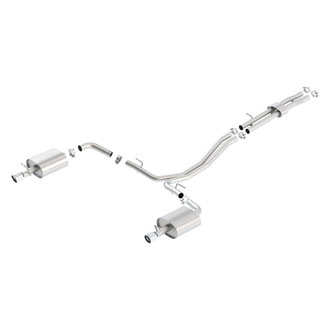 Borla® - S-Type™ Stainless Steel Cat-Back Exhaust System with Split Rear Exit