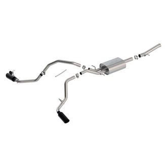 Borla® - S-Type™ Stainless Steel Cat-Back Exhaust System with Split Side Exit