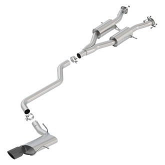 Borla® - S-Type™ 304 SS Cat-Back Exhaust System with Single Rear Exit