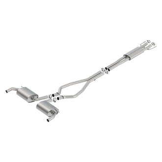 Borla® - S-Type™ 304 SS Cat-Back Exhaust System with Split Rear Exit