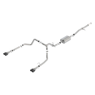Borla® - S-Type™ 304 SS Cat-Back Exhaust System with Quad Rear Exit