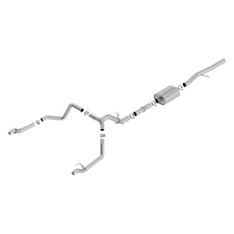 Borla® - ATAK™ 304 SS Cat-Back Exhaust System with Split Rear Exit