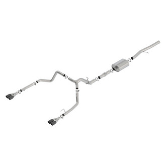 Borla® - ATAK™ 304 SS Cat-Back Exhaust System with Quad Rear Exit