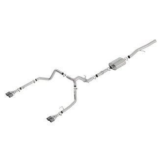 Borla® - ATAK™ 304 SS Cat-Back Exhaust System with Quad Rear Exit