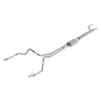 Borla® - S-Type™ 304 SS Cat-Back Exhaust System with Split Rear Exit
