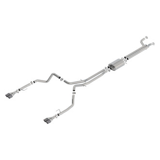 Borla® - S-Type™ 304 SS Cat-Back Exhaust System with Quad Rear Exit