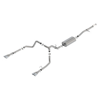 Borla® - Touring™ 304 SS Cat-Back Exhaust System with Quad Rear Exit