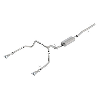 Borla® - Touring™ 304 SS Cat-Back Exhaust System with Quad Rear Exit