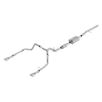 Borla® - S-Type™ 304 SS Cat-Back Exhaust System with Quad Rear Exit