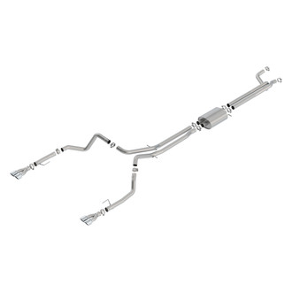 Borla® - S-Type™ 304 SS Cat-Back Exhaust System with Quad Rear Exit