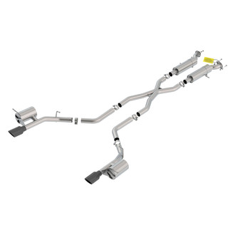 Borla® - S-Type™ 304 SS Cat-Back Exhaust System with Split Rear Exit