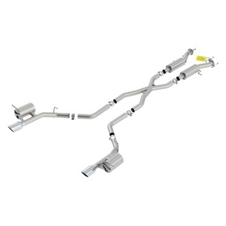 Borla® - ATAK™ 304 SS Cat-Back Exhaust System with Split Rear Exit