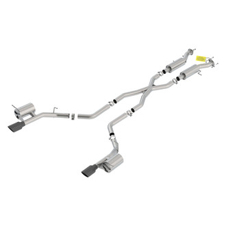 Borla® - ATAK™ 304 SS Cat-Back Exhaust System with Split Rear Exit
