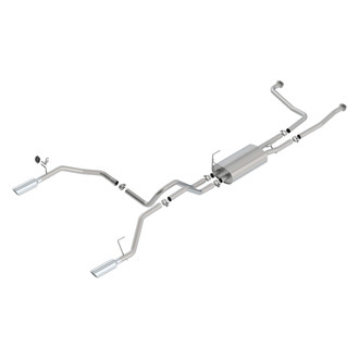 Borla® - S-Type™ 304 SS Cat-Back Exhaust System with Split Rear Exit