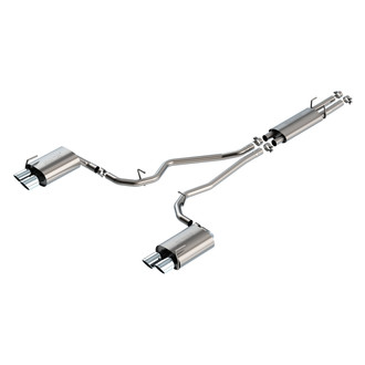 Borla® - S-Type™ 304 SS Cat-Back Exhaust System with Quad Rear Exit