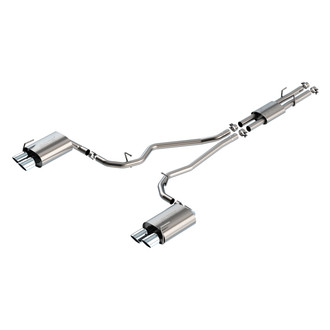 Borla® - ATAK™ 304 SS Cat-Back Exhaust System with Quad Rear Exit