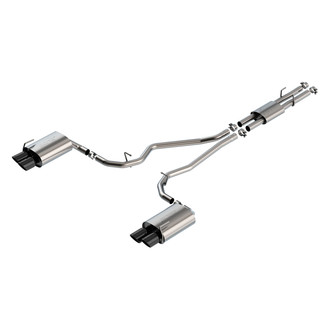 Borla® - ATAK™ 304 SS Cat-Back Exhaust System with Quad Rear Exit