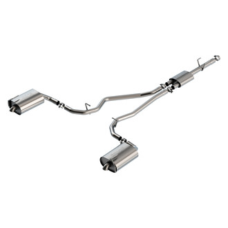 Borla® - S-Type™ 304 SS Cat-Back Exhaust System with Split Rear Exit