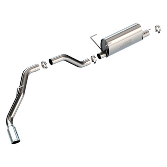 Borla® - S-Type™ 304 SS Cat-Back Exhaust System with Single Side Exit