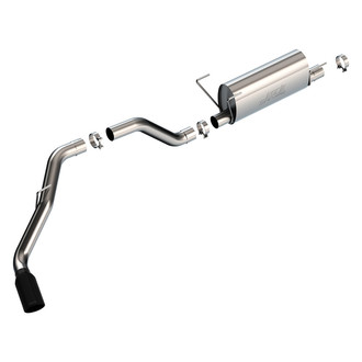 Borla® - S-Type™ 304 SS Cat-Back Exhaust System with Single Side Exit