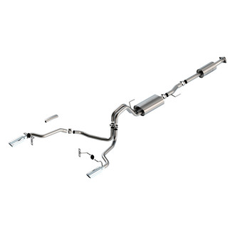 Borla® - Touring™ 304 SS Cat-Back Exhaust System with Split Rear Exit