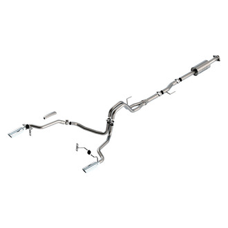Borla® - S-Type™ 304 SS Cat-Back Exhaust System with Split Rear Exit