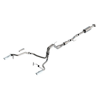 Borla® - S-Type™ 304 SS Cat-Back Exhaust System with Split Rear Exit