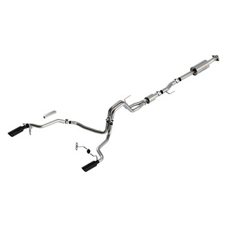 Borla® - S-Type™ 304 SS Cat-Back Exhaust System with Split Rear Exit