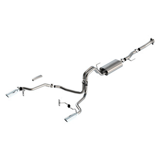 Borla® - S-Type™ 304 SS Cat-Back Exhaust System with Split Rear Exit