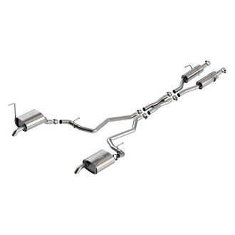Borla® - S-Type™ 304 SS Cat-Back Exhaust System with Split Rear Exit
