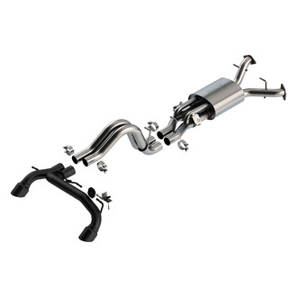 Borla® - ATAK™ 304 SS Cat-Back Exhaust System with Split Rear Exit