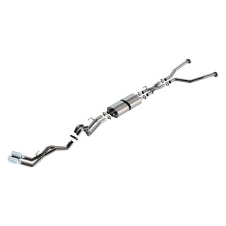 Borla® - S-Type™ 304 SS Cat-Back Exhaust System with Dual Side Exit