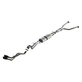 Borla® - S-Type™ 304 SS Cat-Back Exhaust System with Dual Side Exit