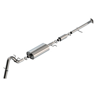Borla® - S-Type™ 304 SS Cat-Back Exhaust System with Single Rear Exit