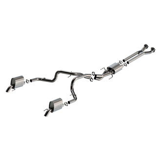 Borla® - S-Type™ 304 SS Cat-Back Exhaust System with Split Rear Exit